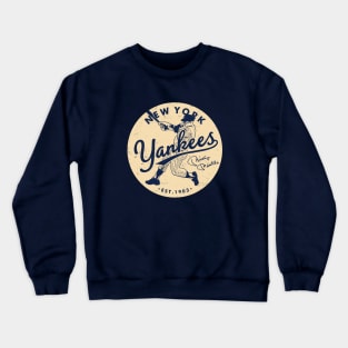 New York Yankees Mickey Mantle 2 by Buck Tee Crewneck Sweatshirt